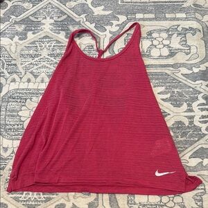 Nike Pink Tank Top with Racerback Design